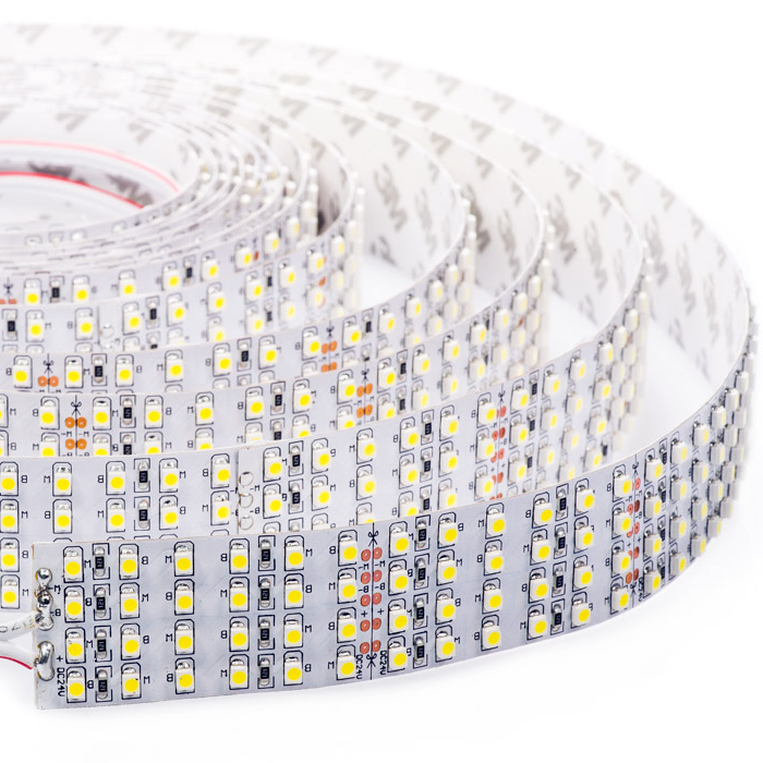 Brightest LED Light Strips - Quad Row LED Tape Light with 137 SMDs/ft., 1 Chip SMD LED 3528 - Click Image to Close
