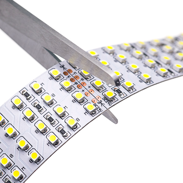 Brightest LED Light Strips - Quad Row LED Tape Light with 137 SMDs/ft., 1 Chip SMD LED 3528 - Click Image to Close