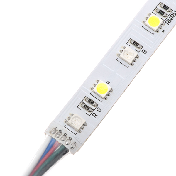 LED Light Strips with Multi Color + White LEDs - LED Tape Light with 18 SMDs/ft., 3 Chip RGBW SMD LED 5050 - Click Image to Close