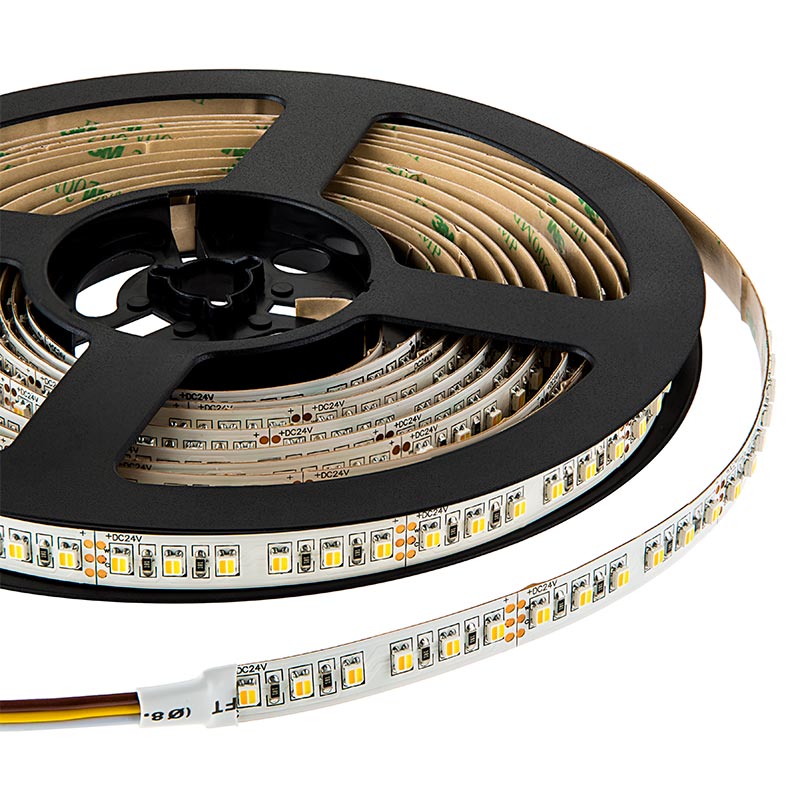 LED Light Strips - Variable Color Temperature Flexible LED Tape Light with 36 SMDs/ft., 2 Chip SMD LED 3528 - Click Image to Close