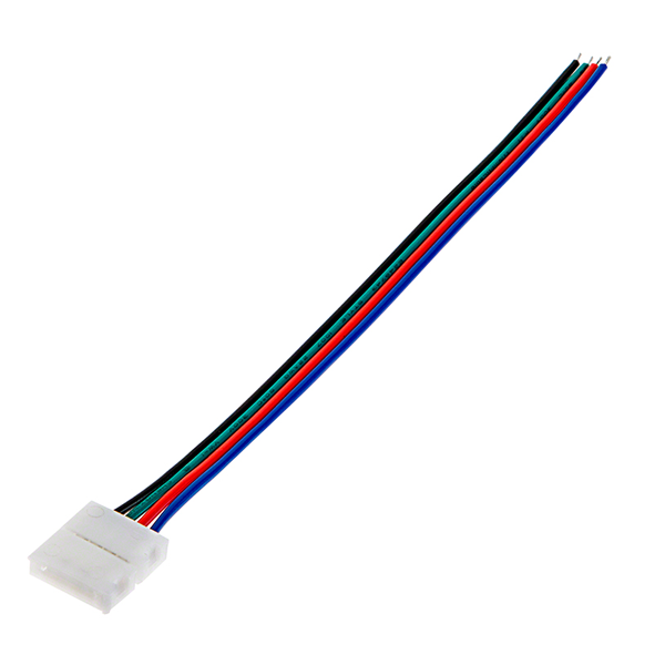 NFLS10-X4CPTH Flexible Light Strip Pigtail Connector Clamp