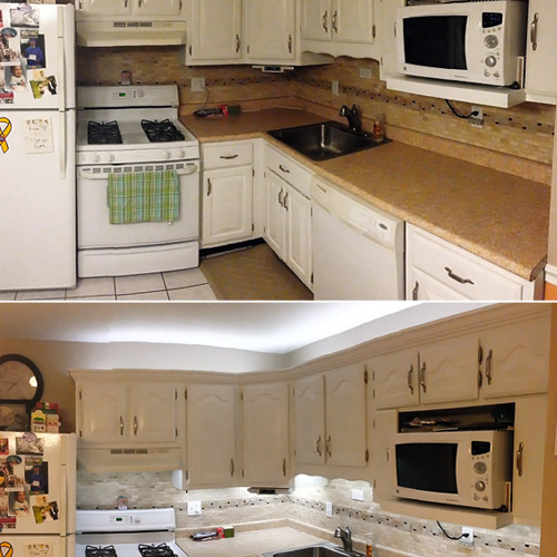 Under Cabinet LED Lighting Kit - Complete LED Light Strip Kit for Kitchen Counter Lighting - Click Image to Close