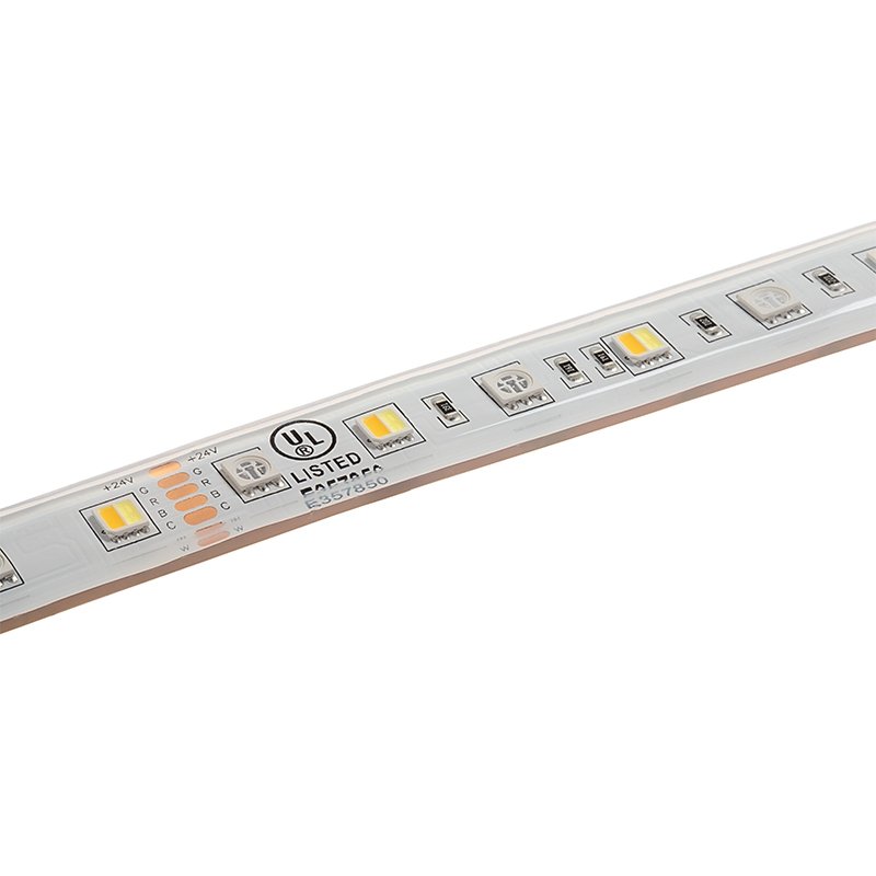 5m RGB+CCT LED Strip Light - Color-Changing LED Tape Light - 24V - IP67 Waterproof - RGB+CCT - 196.9in (16.40ft)