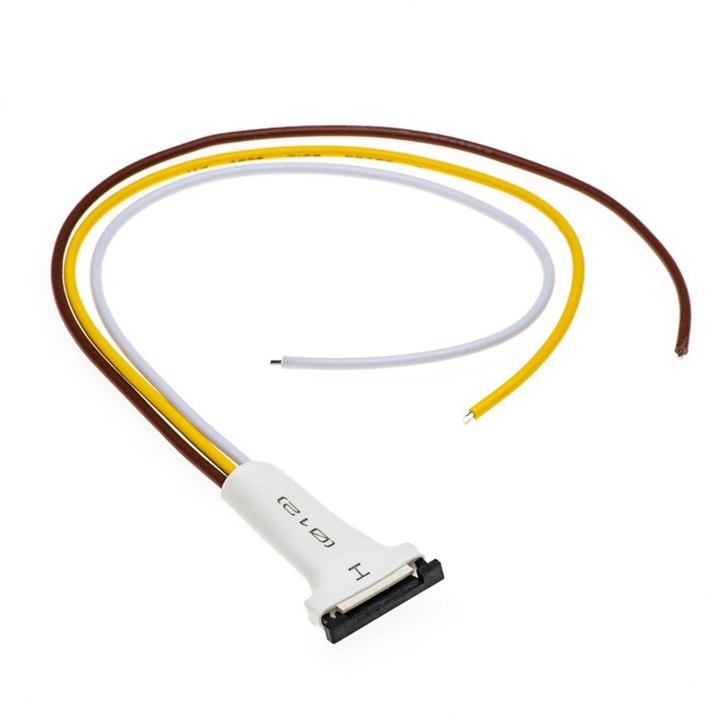 3 Contact 10mm Flexible Light Strip Pigtail Connector for VCT Strips - NFLS10-3CPT
