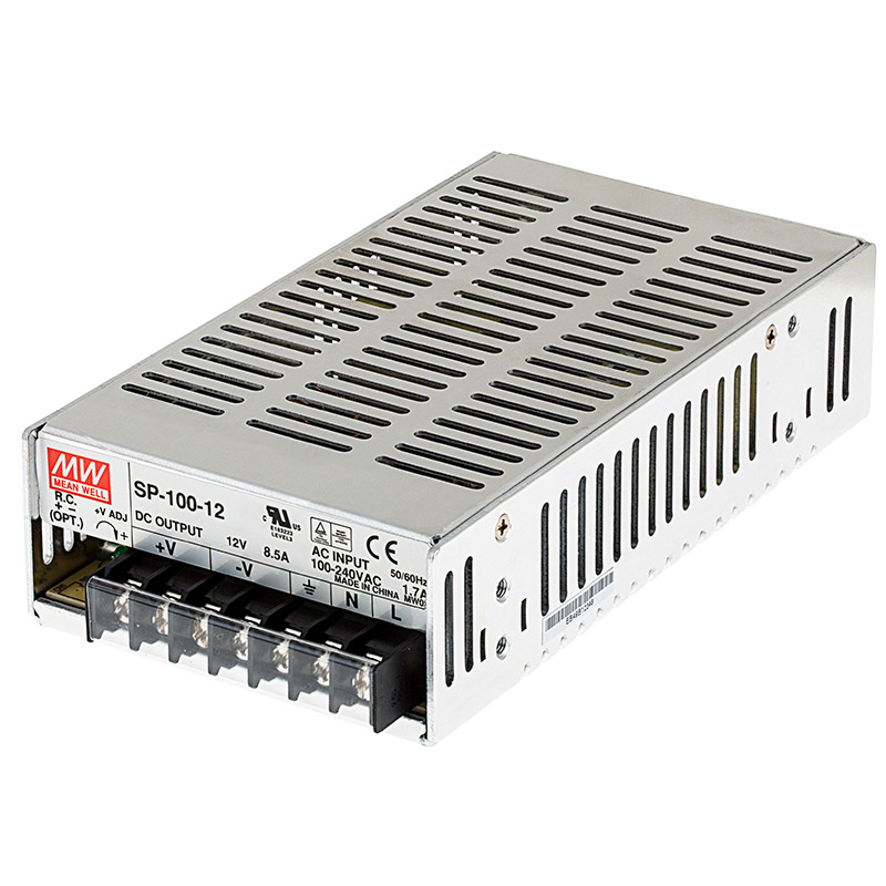 Mean Well LED Switching Power Supply - SP Series 100-320W Enclosed Power Supply with Built-in PFC - 12V DC