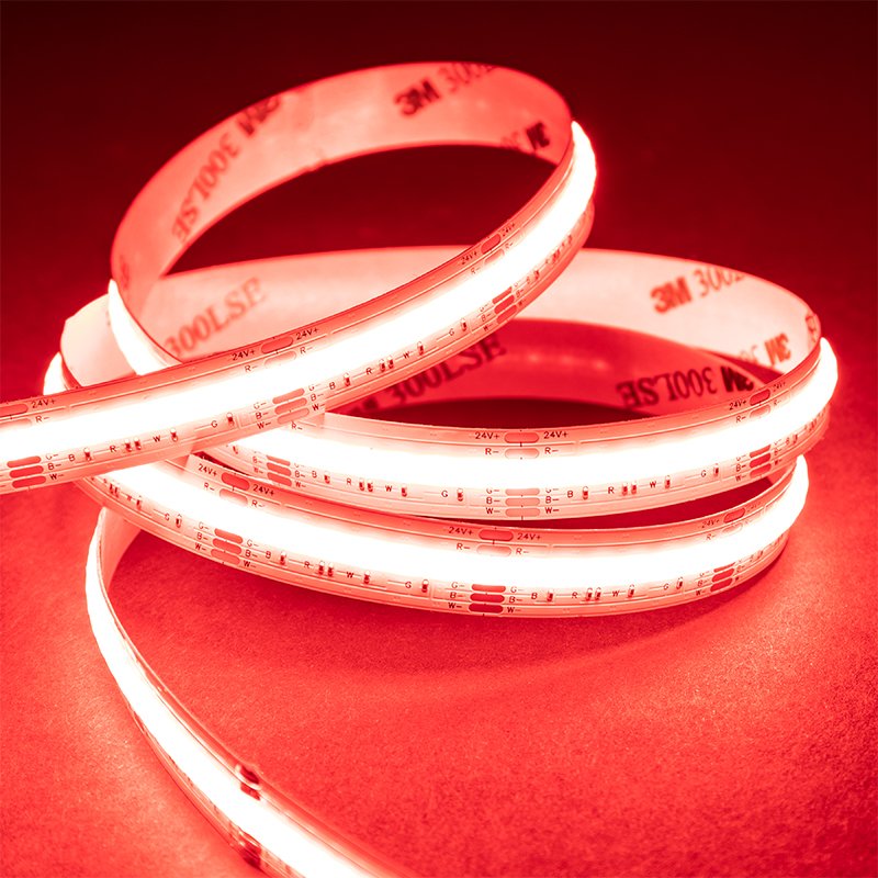 5m RGB+White COB LED Strip Light - COB Series LED Tape Light - IP20 - 24V - RGB+Cool White / RGB+Natural White / RGB+Warm White - Click Image to Close