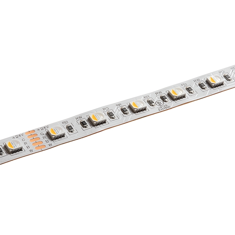 5m RGBW LED Strip Light - 4-in-1 Chip 5050 Color-Changing LED Tape Light - 12V/24V - IP20