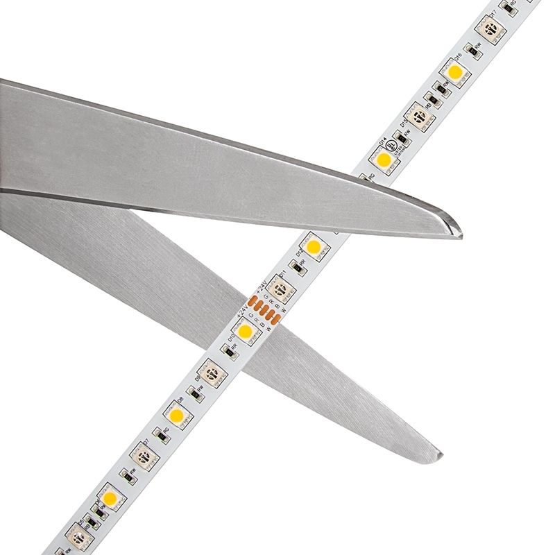 5m RGBW Weatherproof LED Strip Light - Color-Changing LED Tape Light - IP64 - 12V/24V - Click Image to Close