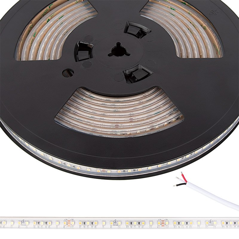 5m Tunable White LED Strip Light - Color-Changing LED Tape Light - 12V/24V - IP67 Waterproof