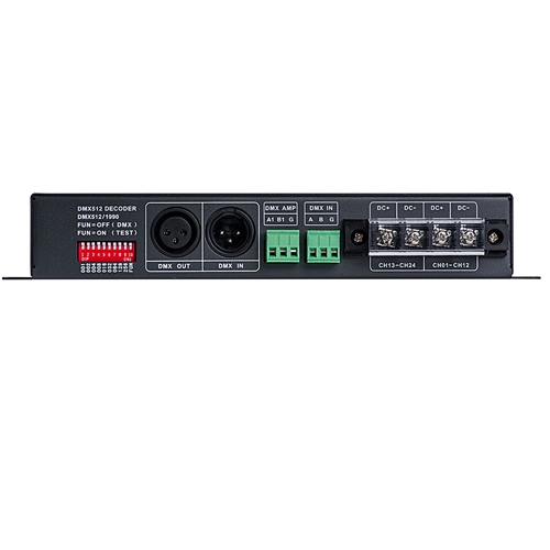 DMX-X24CH-LV 24 Channel LED DMX Controller/Decoder - Click Image to Close