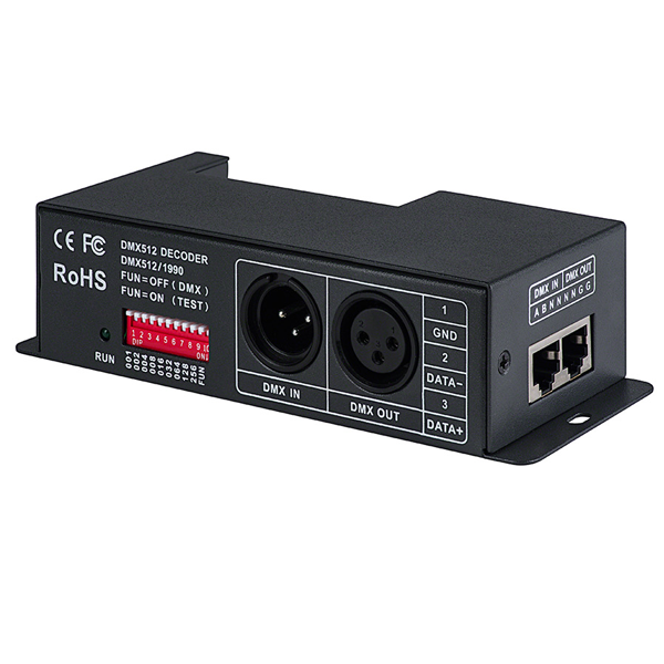 DMX-X4CH-5A 5 Amp 4 Channel LED DMX Controller/Decoder - Click Image to Close