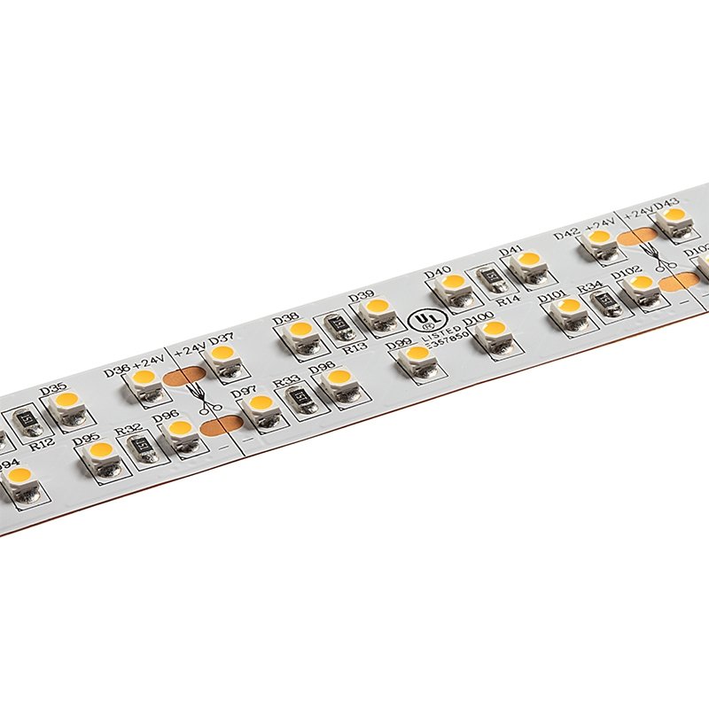 5m White LED Strip Light - Eco Series Tape Light - Dual Row - 24V - IP20 - Click Image to Close