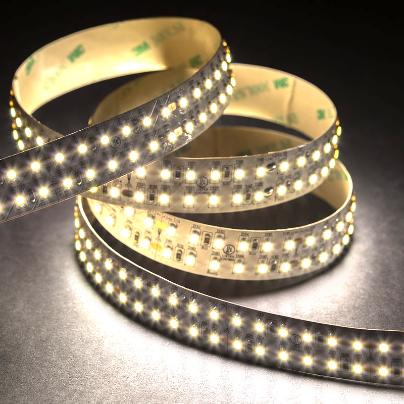 5m White LED Strip Light - Eco Series Tape Light - Dual Row - 24V - IP20 - Click Image to Close