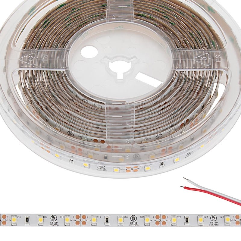 5m White Weatherproof LED Strip Light - Eco Series Tape Light - IP64 - 12V/24V - Click Image to Close