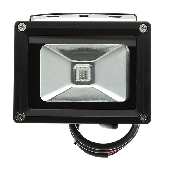 High Power 10W RGB LED Flood Light Fixture with Remote - Click Image to Close