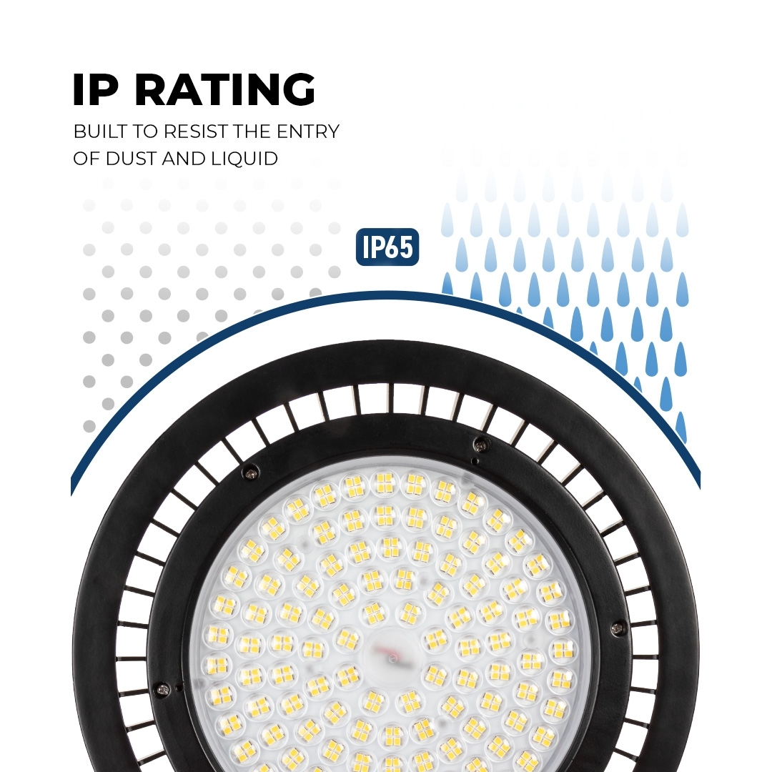 240W UFO LED High Bay Light - 33,600 Lumens - 1000W MH Equivalent - 5000K - Click Image to Close