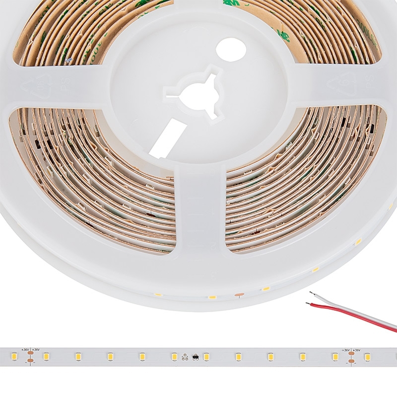 36V White LED Strip Light - High CRI - HighLight Series Tape Light - IP20 - 5m / 30m - Click Image to Close