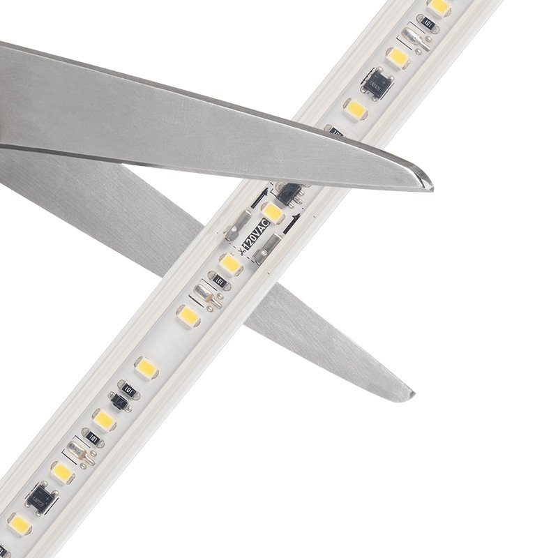 120V LED Strip Light - White Highlight Series Tape Light - Plug and Play - 5m / 25m - High CRI - IP65 Waterproof