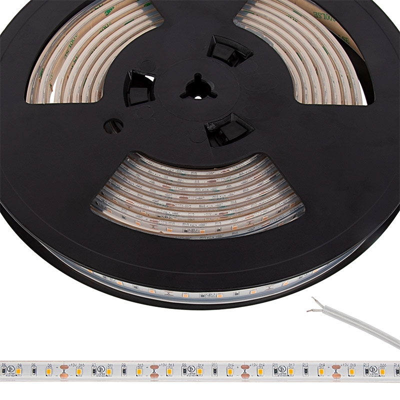 5m White LED Strip Light - HighLight Series Tape Light - 12/24V - IP67 Waterproof - Click Image to Close