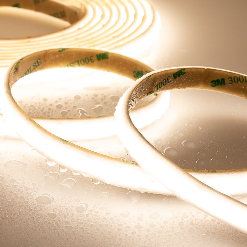 5m White LED Strip Light - Lux Series LED Tape Light - High Density - High CRI - 24V - IP67