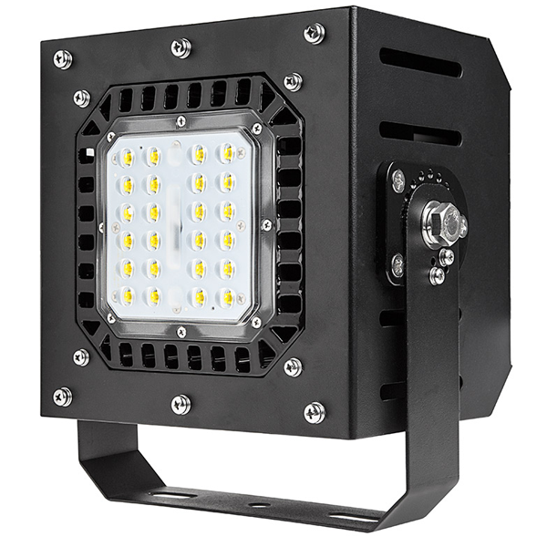 Modular LED Floodlight with U-Bracket - 50W