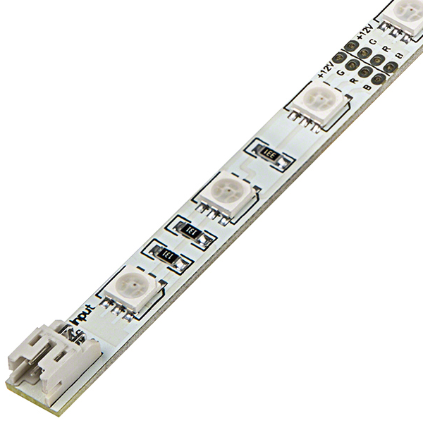 LED Light Bar with Multi Color LEDs - Rigid LED Strip with 16 SMDs/ft., 3 Chip RGB SMD LED 5050 - Click Image to Close