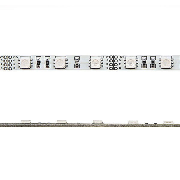 LED Light Bar with Multi Color LEDs - Rigid LED Strip with 16 SMDs/ft., 3 Chip RGB SMD LED 5050 - Click Image to Close