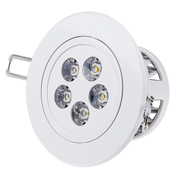 5 Watt LED Recessed Light Fixture - Aimable - Click Image to Close