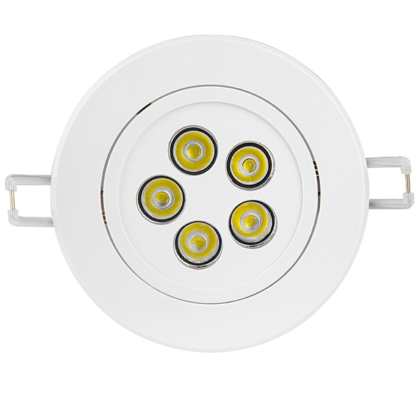 5 Watt LED Recessed Light Fixture - Aimable - Click Image to Close