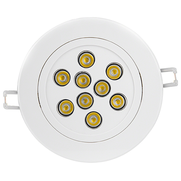 9 Watt LED Recessed Light Fixture - Aimable and Dimmable - Click Image to Close