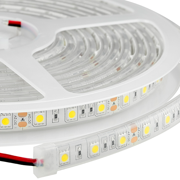 Waterproof LED Light Strips - Outdoor LED Tape Light with 18 SMDs/ft., 3 Chip SMD LED 5050