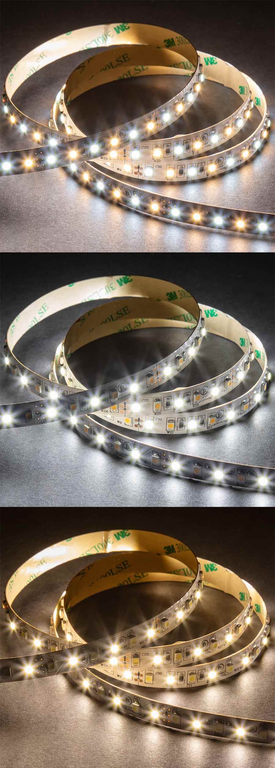 3528 Tunable White LED Strip Light/Tape Light - 12V - IP20 - 350 Lumens/ft - Click Image to Close