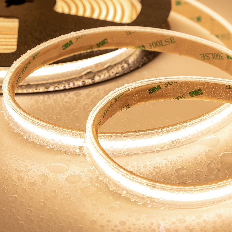 5m Tunable White COB LED Strip Light - COB Series LED Tape Light - 2700K-6500K - IP65 - 24V - Click Image to Close