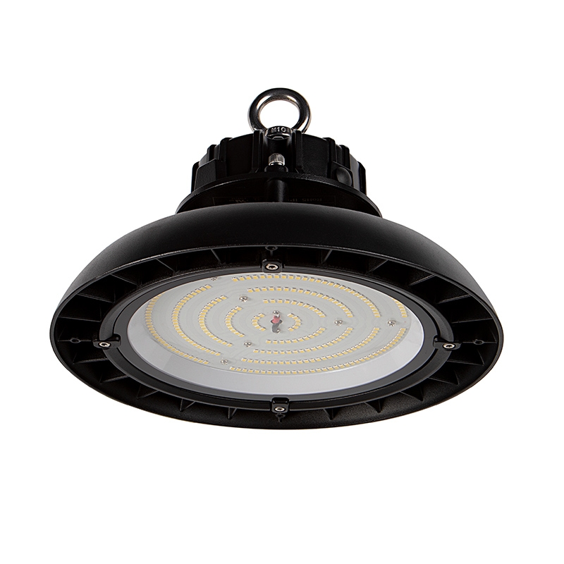 100W Black UFO LED High Bay Light - 13000 Lumens - 250W Metal Halide Equivalent - 5000K - Click Image to Close