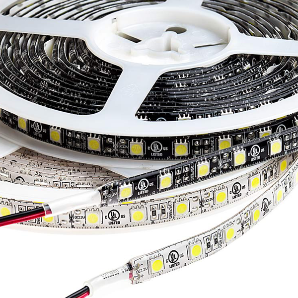 Outdoor LED Light Strips - Weatherproof LED Tape Light with 18 SMDs/ft., 3 Chip SMD LED 5050 - Click Image to Close
